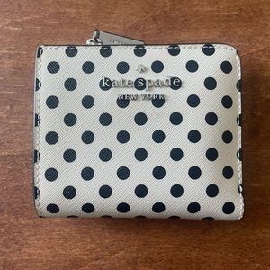 Kate Spade polka dot wallet
